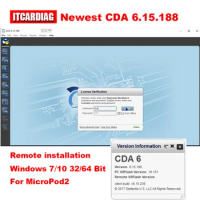 New CDA 6.15.188 CDA6 Engineering Software Work with MicroPod 2 II for FLASH Downloader AND VIN EDITING for DODGE/CHRYSLER /JEEP