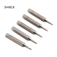 Mata Pemutar Segi Enam Kecil H4×28mm H0.7 H0.9 H1.5 untuk Mata Kunci Segi Enam 4 mm (H2/H3/H4)