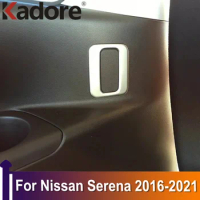 For Nissan Serena 2016 2017 2018 2019 2020 2021 Rear Tailgate Trunk Switch Button Trim Cover Interior Accessories Car Styling
