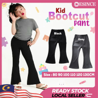 DESINCE Kid Bootcut Pants Black and Grey Seluar Bootcut Budak perempuan KP 068