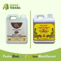PASTA COKLAT BLAKTON / WILTON BF 1L / Black Forest besar 1 Liter / 1 KG - 1 liter bf, BLAKTON