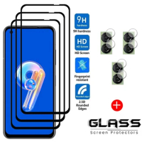 For Asus Zenfone 9 Glass Asus Zenfone 9 Tempered Glass Full Glue Cover Screen Protector For Asus Zenfone 9 Camera Film