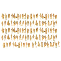 100Pcs Simulation 1:87 Scale Model Figures Collectible Doll Ornament