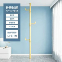 掛衣架落地臥室網紅簡易家用頂天立地衣服架立式置物架衣架衣帽架