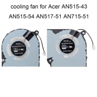 Computer Notebook Cooler Fans Radiator GPU CPU Cooling Fan for Acer Nitro 5 AN515-43 AN515-54 AN517-51 Nitro 7 AN715-51 N18C3