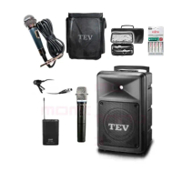 【TEV】TA-780D 配1領夾式+1手握式 無線麥克風(10吋 300W 旗艦型 移動式無線擴音喇叭 藍芽/USB/SD/CD)