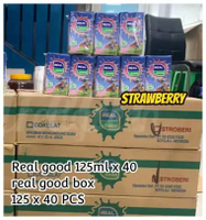 susu bantal real good 1dus 125mlx40pcs real good 1 dus isi 40pcs 125ml x40pcs STRAWBERRY box
