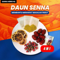 100% Herba Daun Teh Sanna Lemon Organic Premium Tea (Sepeket) Minuman
