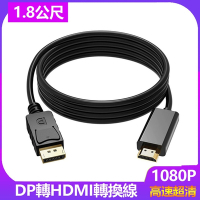 1.8米Displayport轉HDMI影音訊號線Displayport TO HDMI-1.8M
