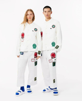 กางเกง Lacoste x CLOT สีขาว