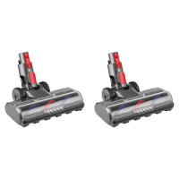 2X Electric Brush With Direct Drive For Dyson V7 V8 V10 V11 V15 Electric Brush Accessories Vacuum Cleaner Floor Nozzle