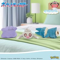 【CC TOYS】現貨 日版 萬代 景品 精靈寶可夢 悠閒時光 百變怪 懶人獺 小卡比獸 玩偶 布偶 娃娃（全3種）