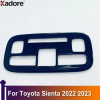 For Toyota Sienta 2022 2023 Front Reading Lights Cover Trim Roof Lamp Molding Frame Decoration Car Interior Accessories
