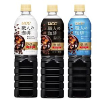 日本進口UCC悠詩詩職人即飲咖啡美式黑咖啡飲料900ml大瓶黑美式