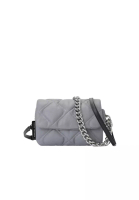 Marc Jacobs Marc Jacobs Small Quilted Pillow Shoulder Bag In Rock Grey H949L01RE22
