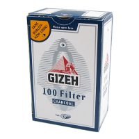 GIZEH 德國進口 8mm活性碳濾嘴 100粒裝 2盒