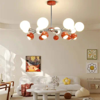 Magic Bean Restaurant Bauhaus Medieval Bedroom pendant light French Cream Style Living Room Home Decor Lighting Fixtures