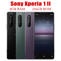 Unlocked Sony Xperia 1 II 1ii 5G XQ-AT51/AT52 6.5" 8GB RAM 256GB ROM Snapdragon 865 5G Quad 12MP&amp;8MP Original Bar NFC Cell Phone