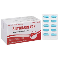 Silymarin VCP 140mg hỗ trợ điều trị bệnh viêm gan mạn tính, xơ gan