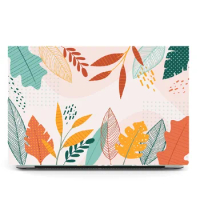 For Macbook Pro 14 Inch Case 14.2 2021 2022 2023 Laptop Pro 13 M1 M2 A2338 2020 Colorful Leaves Cover for Macbook Air 13.6 2024