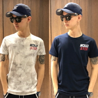 美國百分百【全新真品】Hollister Co. T恤 HCO 短袖 T-shirt 海鷗 美式復古 國旗 AH36