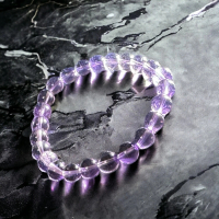 【EU CARE 歐台絲路】天然7A級玻利維亞紫水晶寶石水晶手環手鍊