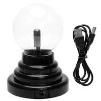 ZC211700 Pajangan Lampu Bola Kristal Plasma Light Sphere - Aliran Plasma Interaktif, Desain Elegan I