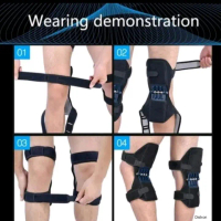 JM Knee pad mengurangi resiko cedera penyangga lutut alat bantu olahraga