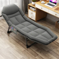 Bedroom Folding Beds Portable Office Lunch Break Artifact Simple Living Room Sofa Camp Bed Single Lazy Recliner with Storage Bag