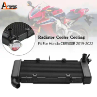 Areyourshop Aluminum Radiator Cooling Cooler For Honda CBR500R CBR 500 R 2019-2022