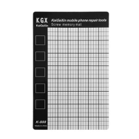 K-888 Magnetic Screw Mat Memory Chart Work Pad Mobile Phone Repair Tools 145 X 90mm Palm Size