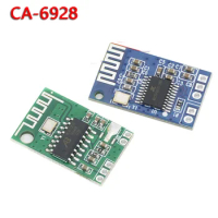 1pcs CA-6928 Bluetooth Audio Module LED Power 5V 5.0BT Bluetooth Audio Dual Digital Audio Amplifier Module Board green blue