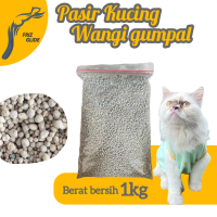 PASIR KUCING WANGI GUMPAL 1KG PASIR GUMPAL PASIR WANGI PASIR KUCING