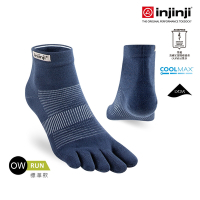 【injinji】Run吸排五趾短襪NX (海軍藍) - NAA14 | COOLMAX 快乾襪 吸濕排汗 五趾襪 短襪 標準款