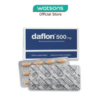 Official SERVIER Daflon Tablets 500mg 30s