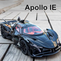 1/24 Apollo IE Alloy Car Model Super Sports Car Toys Simulation Diecasts &amp; Toy Vehicles Decoration For Kids Boys Christmas Gifts