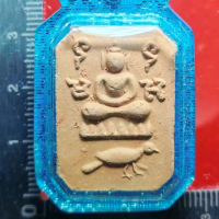 Phra Somdej ki nok  Phim Luang Pho Pan pavilion construction model  Wat Bang Nom Kho Temple  be 2545