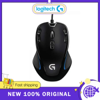 Logitech G300S Wired Gaming Mouse Laptop PC Gamer Mouse 2500DPI Optical 9 Rechargeable Programmable Button Support Official Test