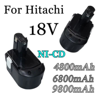 18V 4.8/6.8/9.8Ah Ni-CDEB1814SL EB1820 Rechargeable Replacement Battery for Hitachi Power Tools DS18DL DS18DFL DS18DVF3
