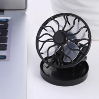Portable Mini Solar Powered Clip Fan Mountain Climbing Camping Wilderness SurvivalSummer Hat Cap Cli