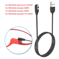 For AfterShokz OpenRun Pro AS810 Aeropex AS800 AS803 Bone Conduction Headphone Magnetic USB 5V 1A Charging Cable 60/100cm