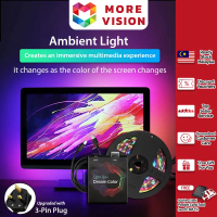 Ambilight LED Strip Light RGB 1m5m Set USB for Desktop Screen Monitor Ambient TV Backlight Tape