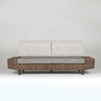 【YOHO 山茶花家具】藤椅沙發-平台扶手設計ASE1-3BA(天然材質三人沙發)