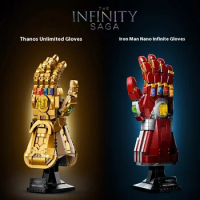 Marvel Infinite Glove Assembly Block Superhero Infinite Glove Annihilation Avengers Alliance Assembly Block Toy