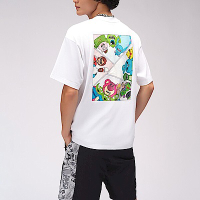 Adidas Manga Ss Tee 5 [HC6924] 男女 短袖上衣 T恤 玩具總動員 怪獸電力公司 國際版 白