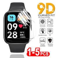 9D Soft Hydrogel Film for Redmi Watch 2 3 Lite Active Screen Protector for Xiaomi Mi Watch Lite 2019 Color Poco Protective Film