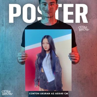 Poster STAYC Sieun & Isa Visual Queen Hiasan Dinding Kamar Mewah Dekorasi Dinding Seni Tebal Art Gam