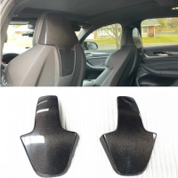 Front Seat Back Trim Cover Carbon Fiber Backrest Panel Decorative Shell For BMW M3 G80 M4 G82 G83 M8 F91 F92 F93 X3M F97 X4M F98