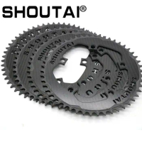 Bicyle Carbon Fiber Chainring For BROMPTON 50T 52T 54T 56T BCD130mm Ultralight Crankset Tooth Plate Chain Wheel Bike Accessories