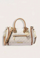 Michael Kors Michael Kors Carine Extra-Small Signature Logo Satchel Light Cream Multi